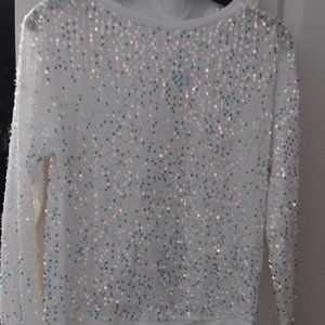 Winter White Sequence Outfit